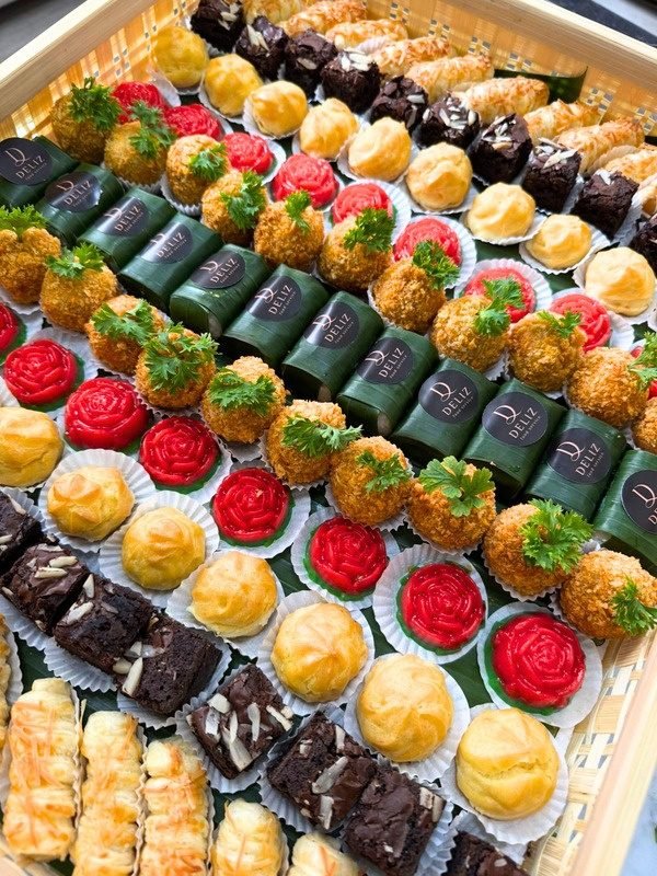 Assorted Indonesian traditional cakes